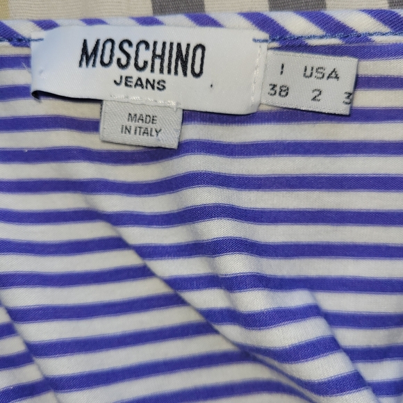 Moschino Jeans Balloon Skirt Mixed Print Dress, GUC, Size 2 - Picture 10 of 10